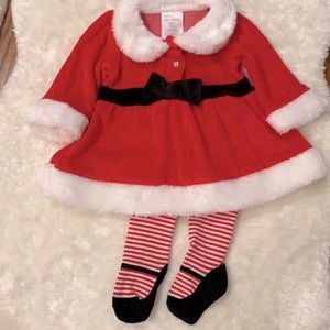 Velour and faux fur Mrs Claus 🤶🏼 dress!